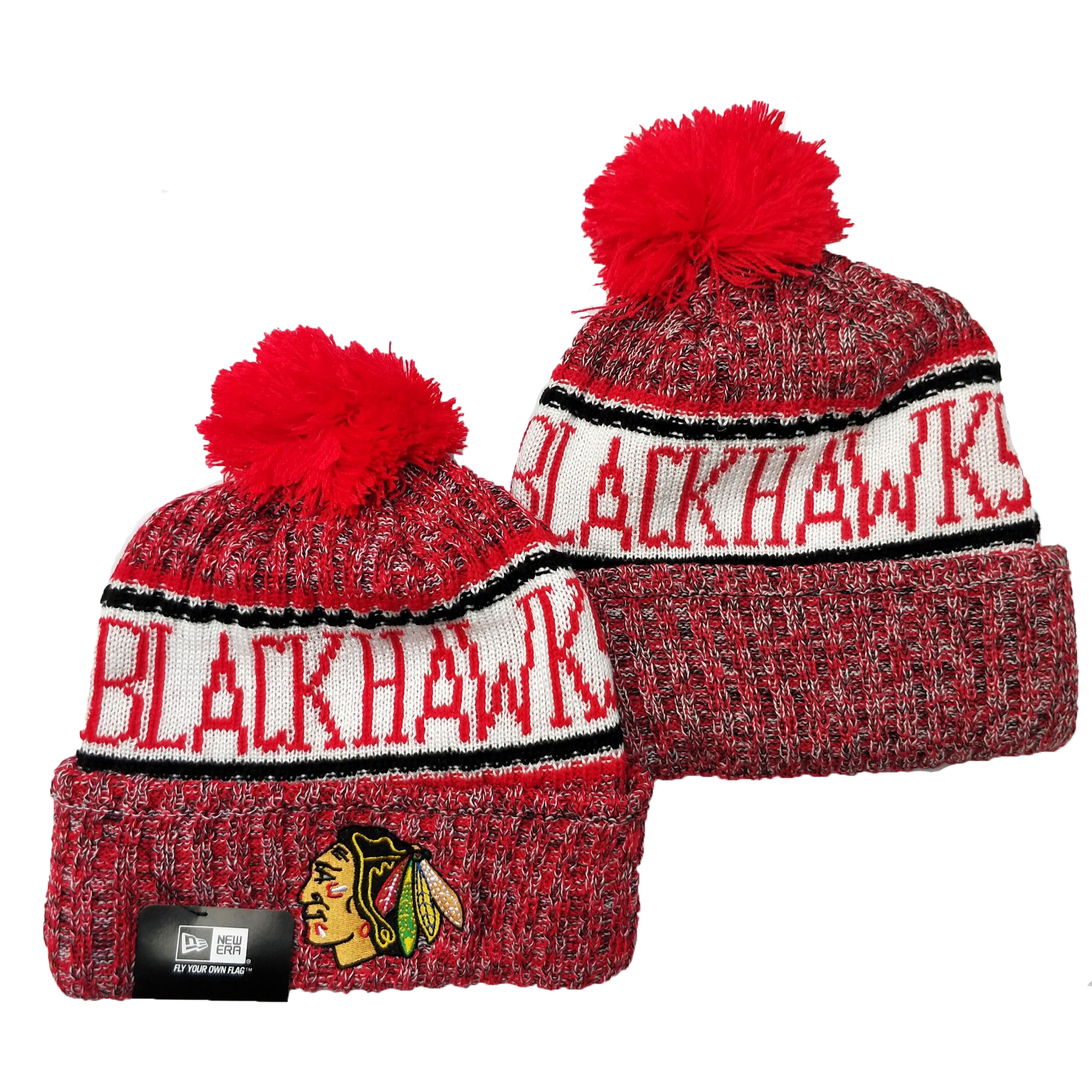 Chicago Blackhawks Knit Hats 004
